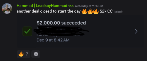 Member win posted in the community