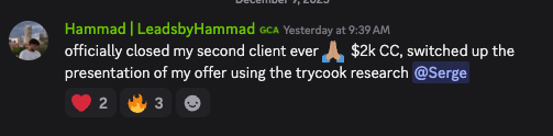 Member win posted in the community